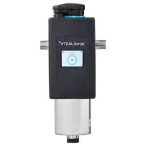 Arros 9-V/2 | HOME UV SYSTEM 6.4 GPM, NSF 55 Class B
Straight-in-out Plumbing, PolyProtect™ Shield, Quick-Mount Steel Bracket, Pre-Mounted Controller, Stream™ Technology, All in One Lamp Unit, LCD Touchscreen, Drain Plug, High Output Lamp
* All model variants have NPT connections